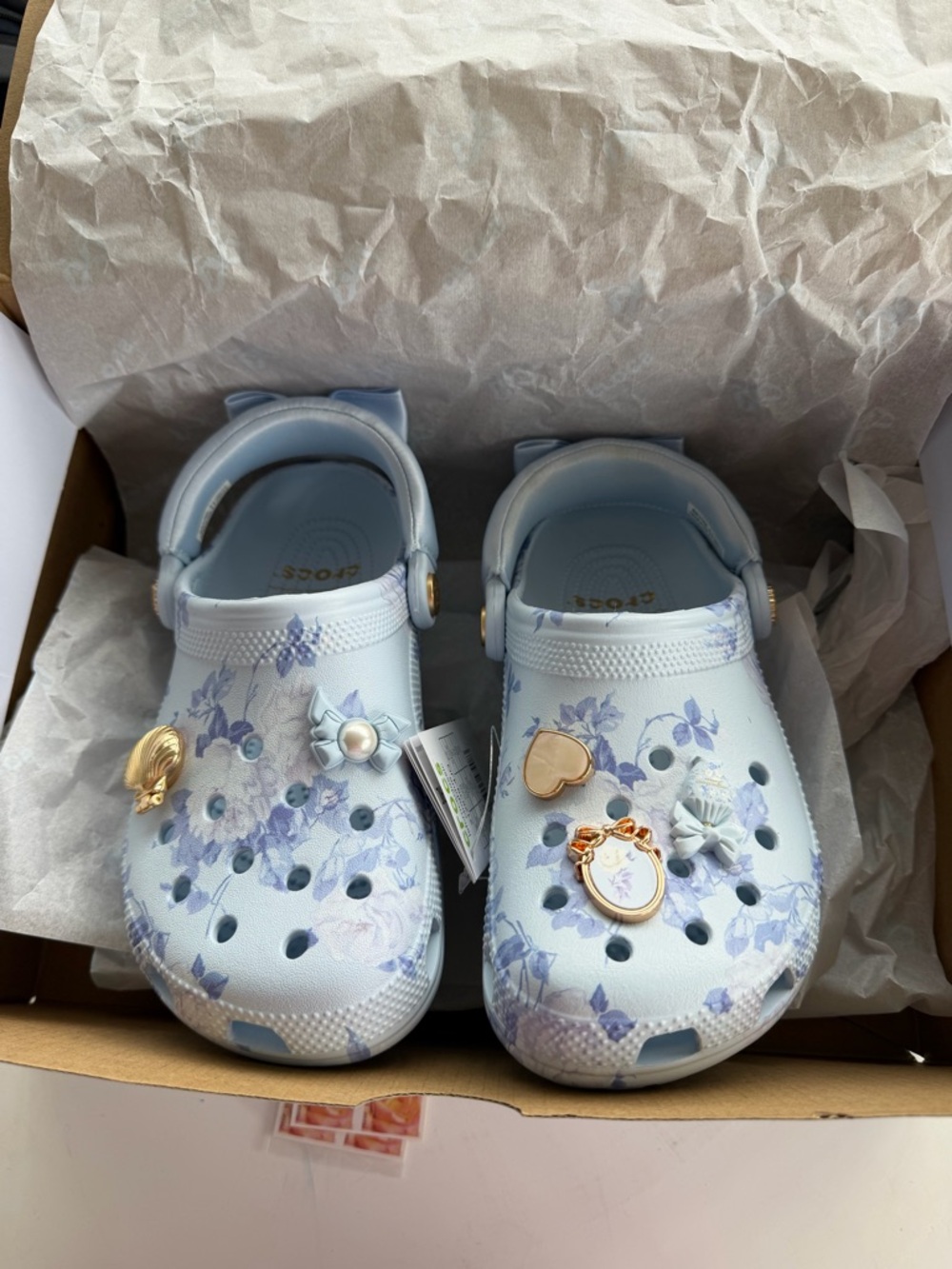 LoveShackFancy x Crocs Blue NWT